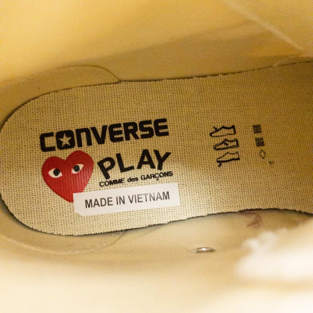 Comme des Garçons Play Heart Converse