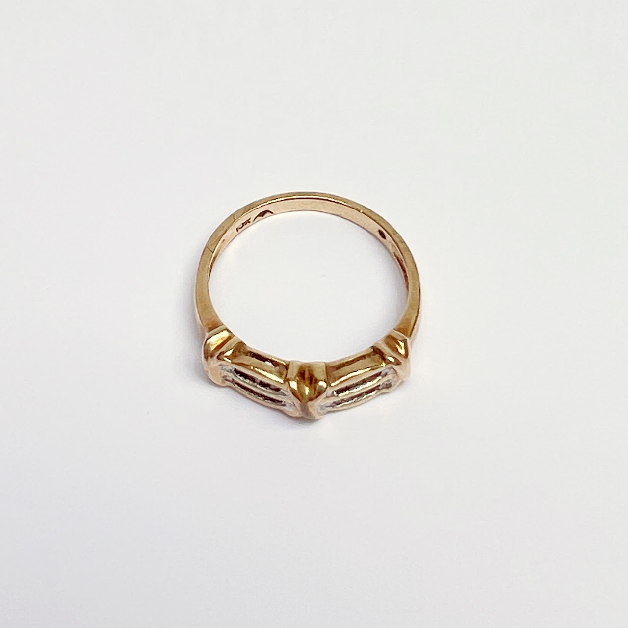 10K Gold and Diamond Ring