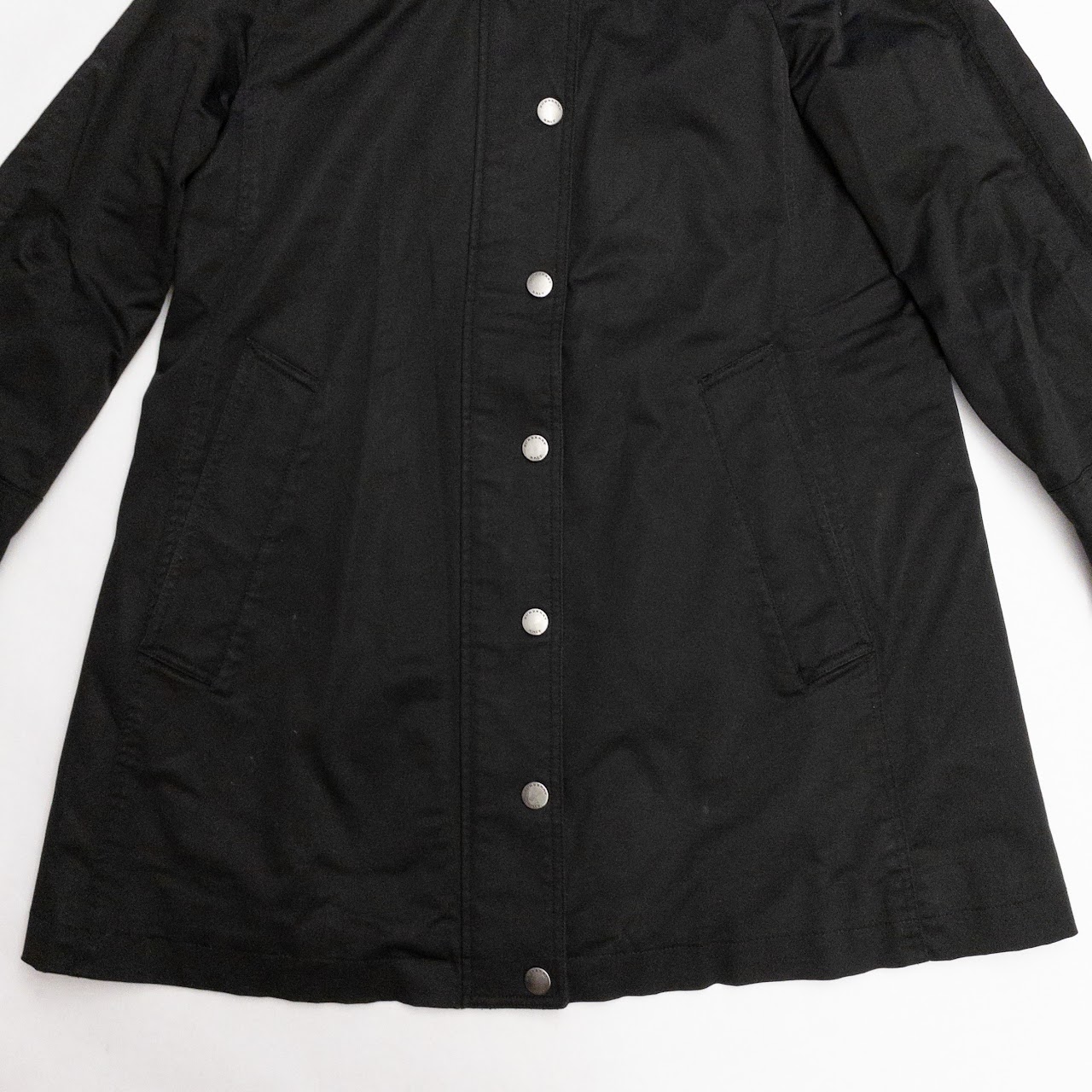 Burberry Brit Black Vest Lined Coat