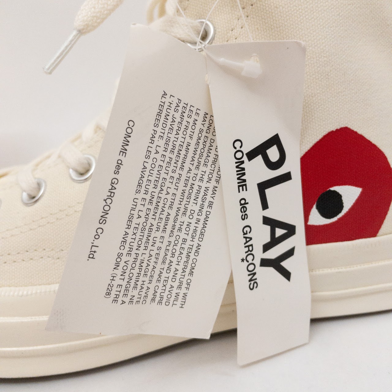 Comme des Garçons Play Heart Converse