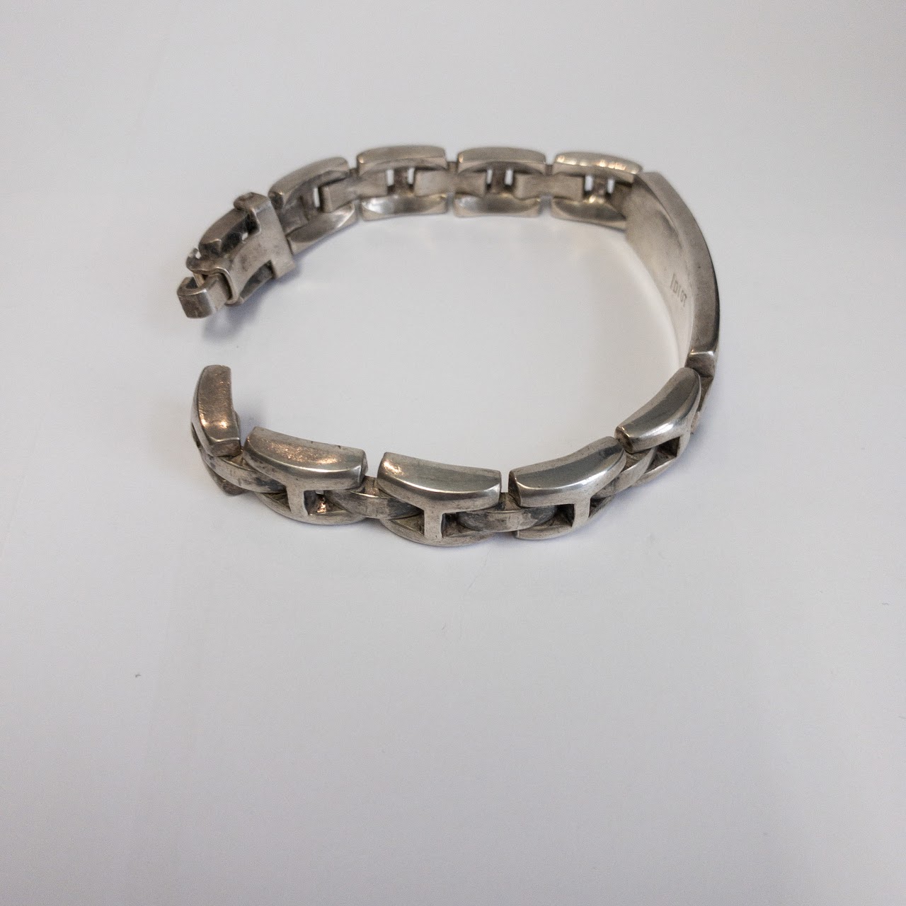 Sterling Silver Engraved Bracelet