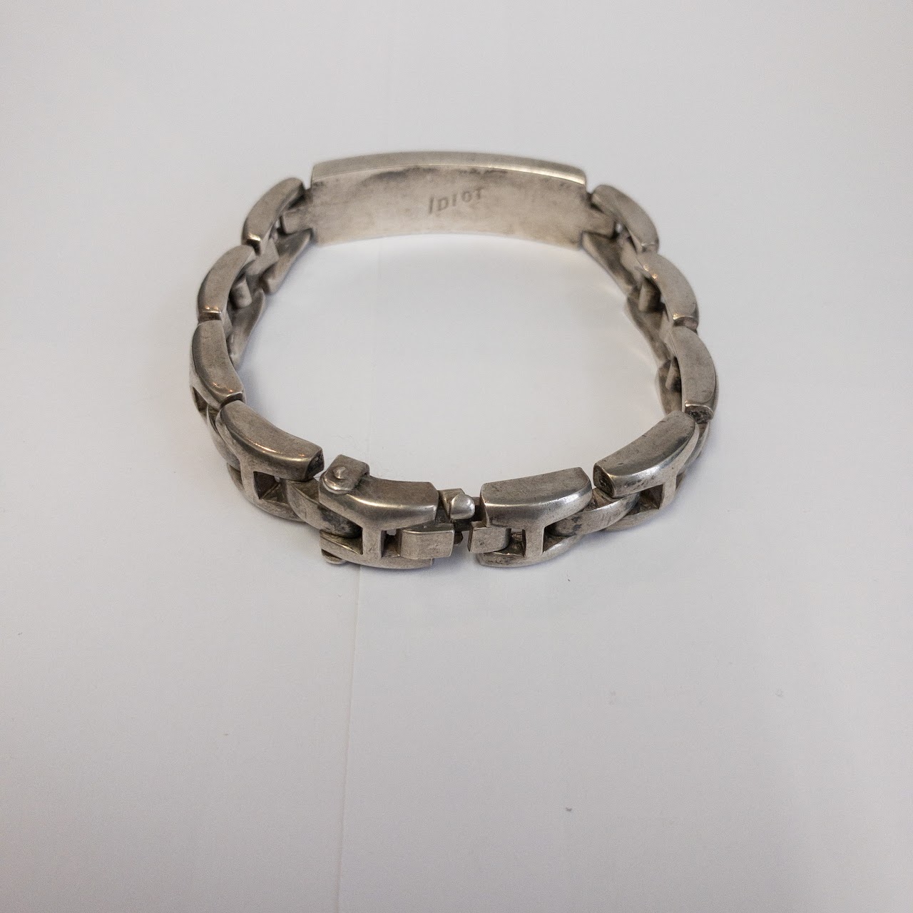 Sterling Silver Engraved Bracelet