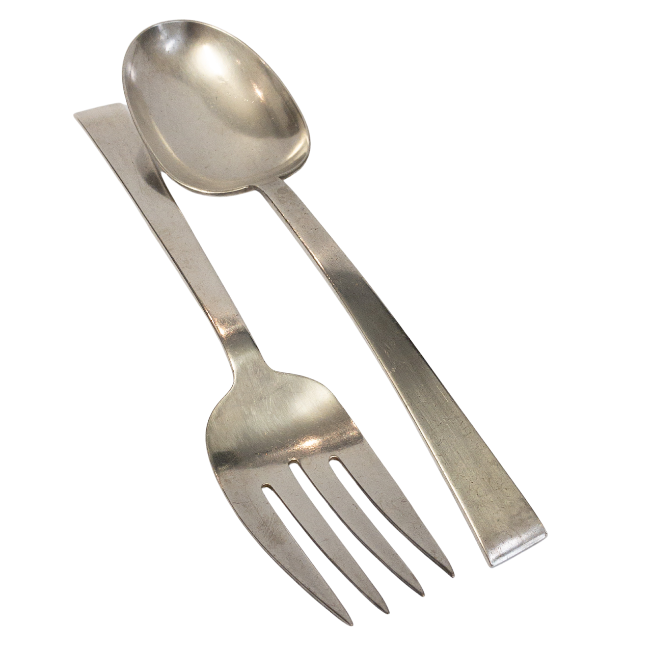 Sterling Silver Serving Fork & Spoon