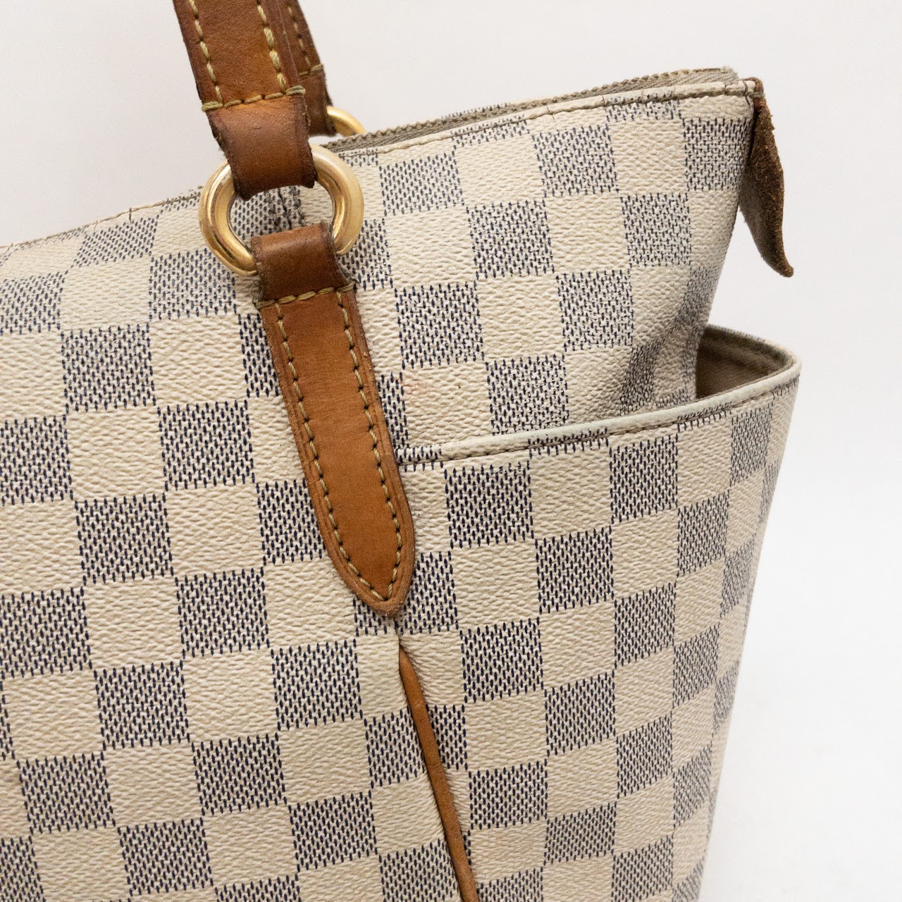 Louis Vuitton Damier Azur Handbag