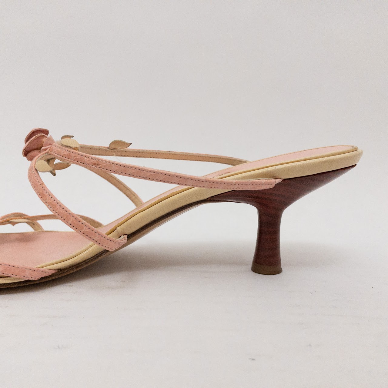 Chanel Pink Rose Sandals