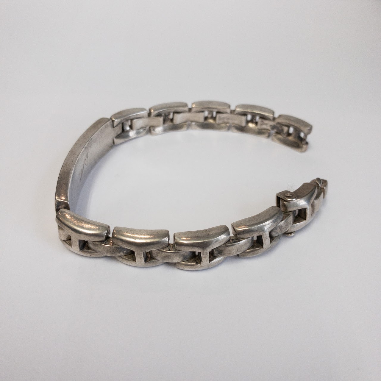 Sterling Silver Engraved Bracelet