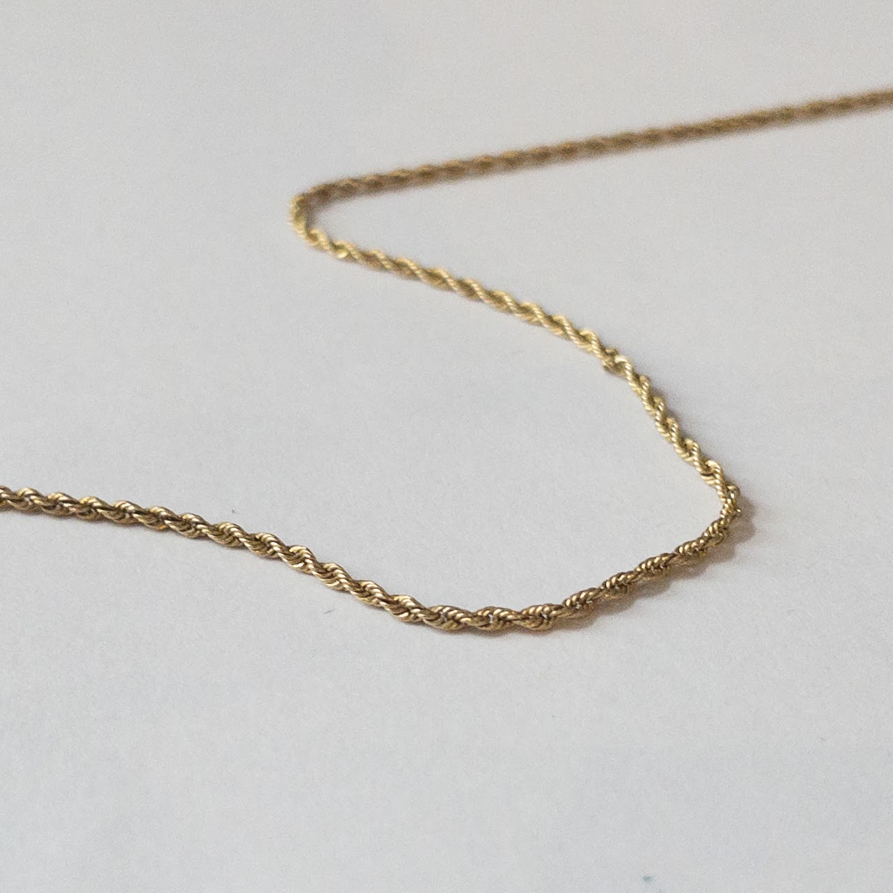 14K Gold Rope Bracelet