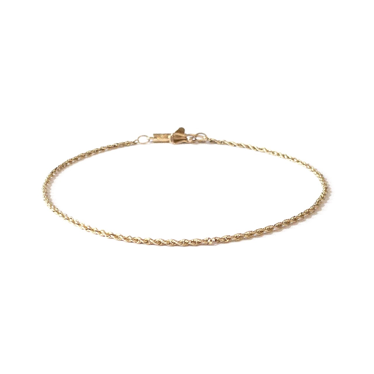 14K Gold Rope Bracelet