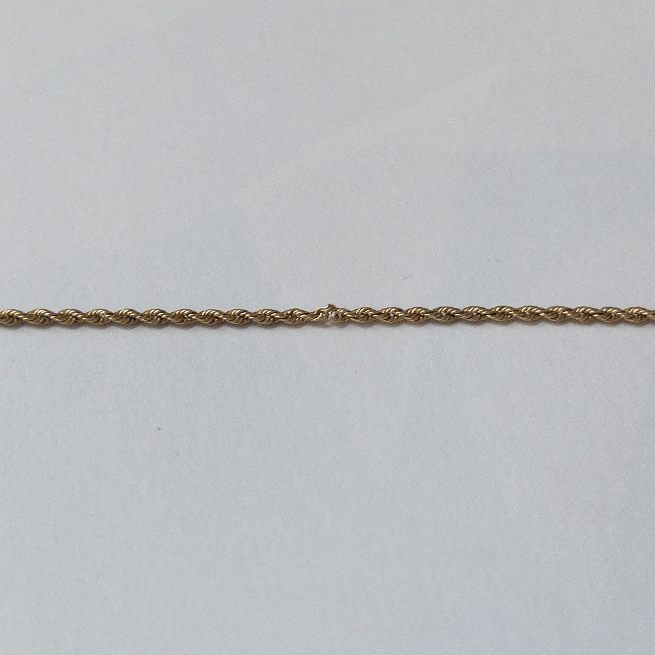 14K Gold Rope Bracelet