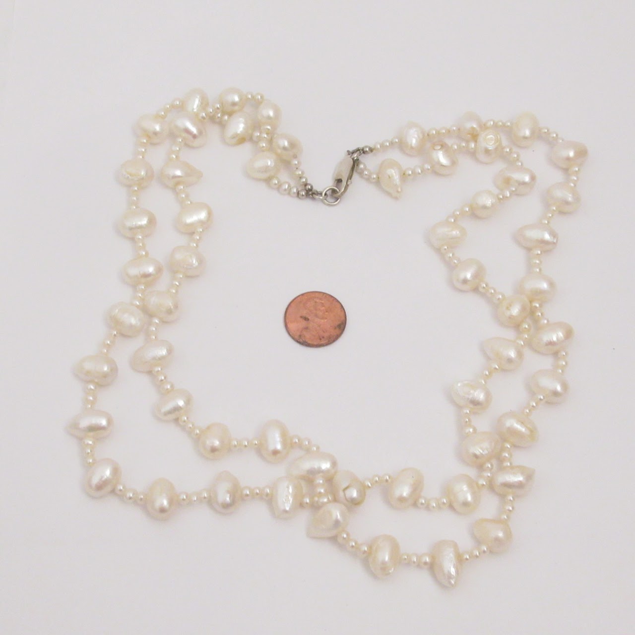 Sterling Silver Freshwater Pearl Necklace