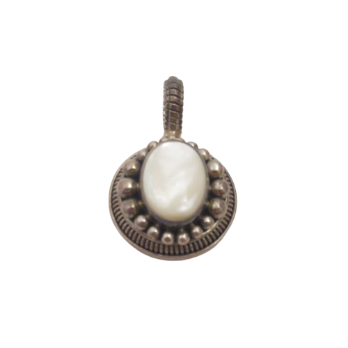 Sterling Silver & Mother-Of-Pearl Pendant