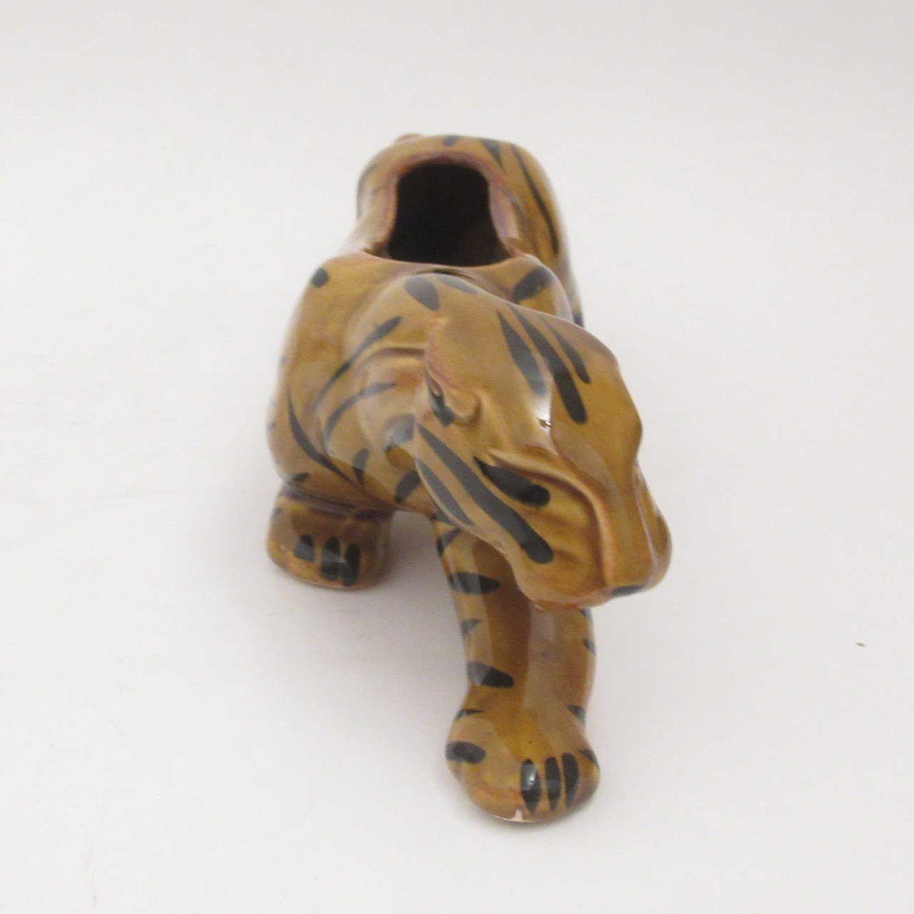 Ceramic Tiger Vintage Planter