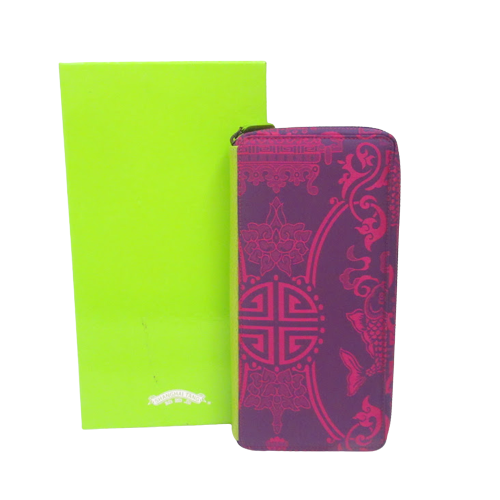 Shanghai Tang MINT Silk & Leather Travel Wallet