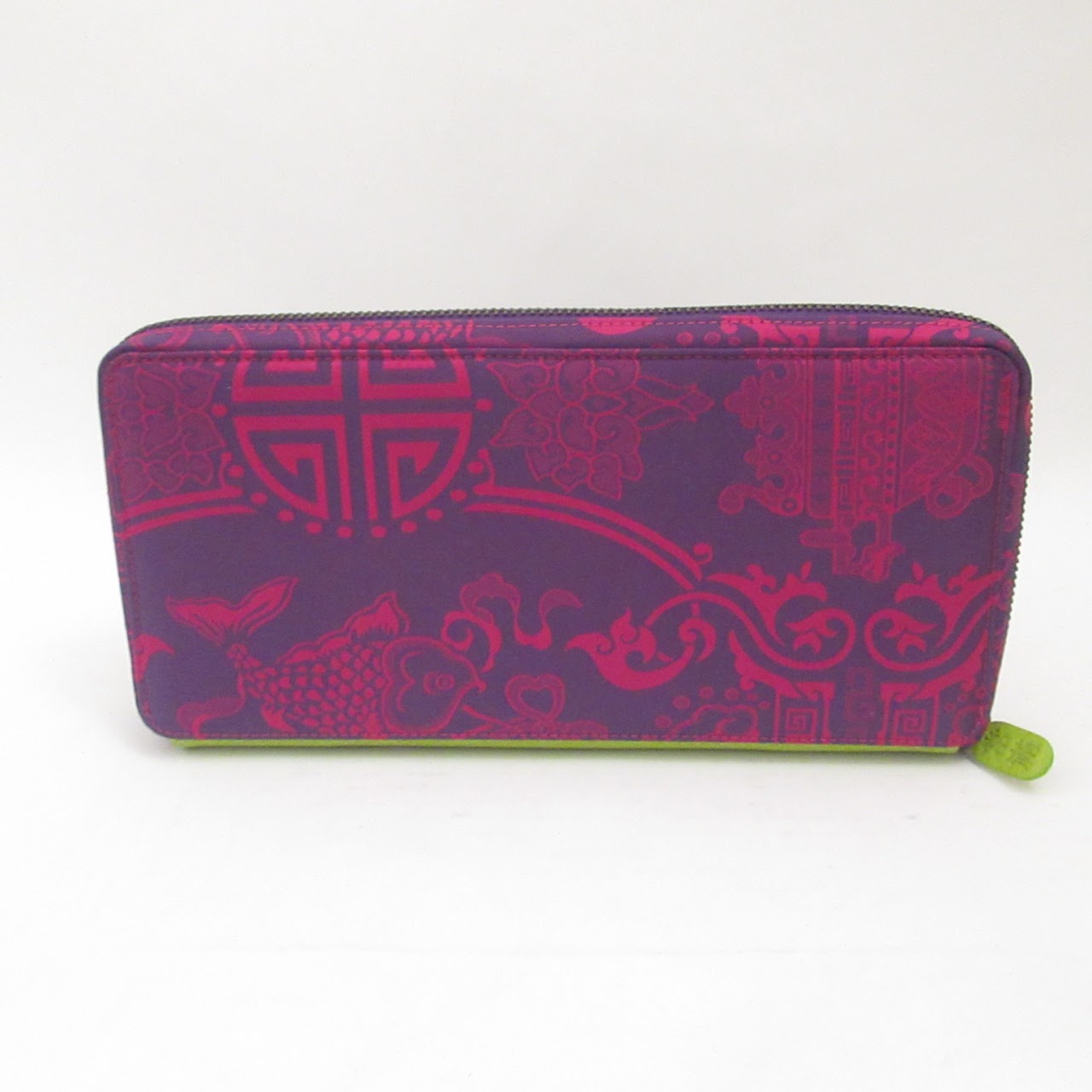 Shanghai Tang MINT Silk & Leather Travel Wallet