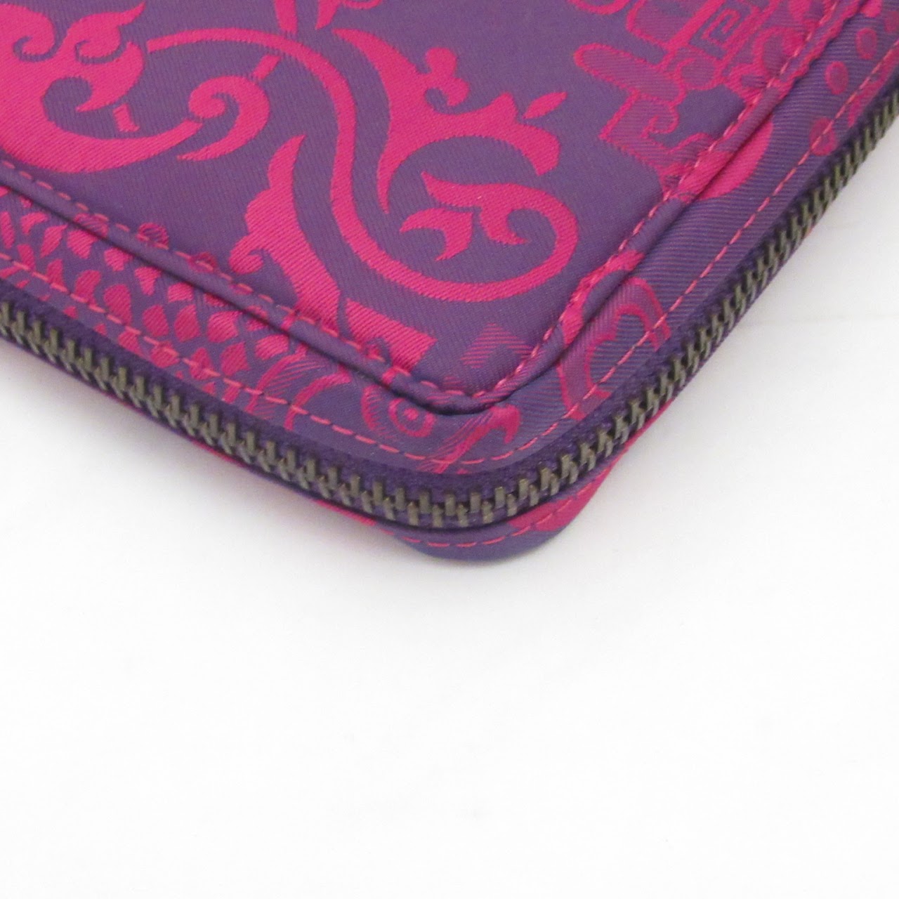 Shanghai Tang MINT Silk & Leather Travel Wallet