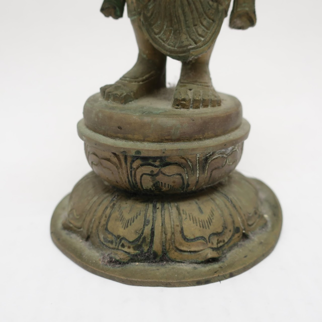 Brass Hindu Goddess Statue