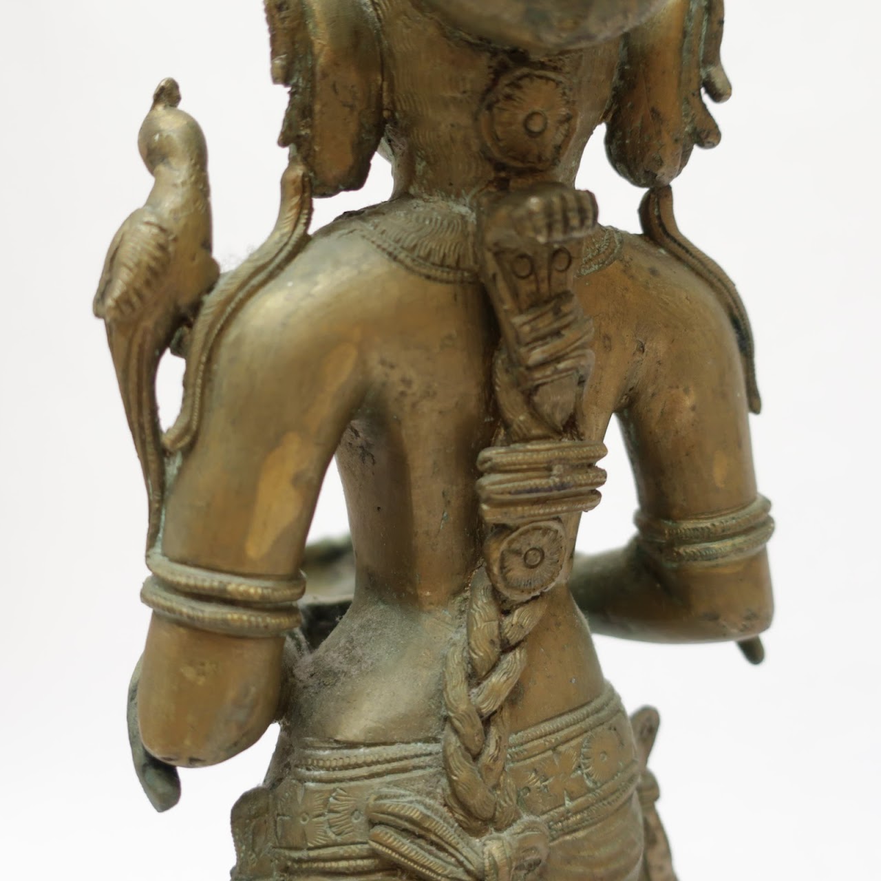 Brass Hindu Goddess Statue