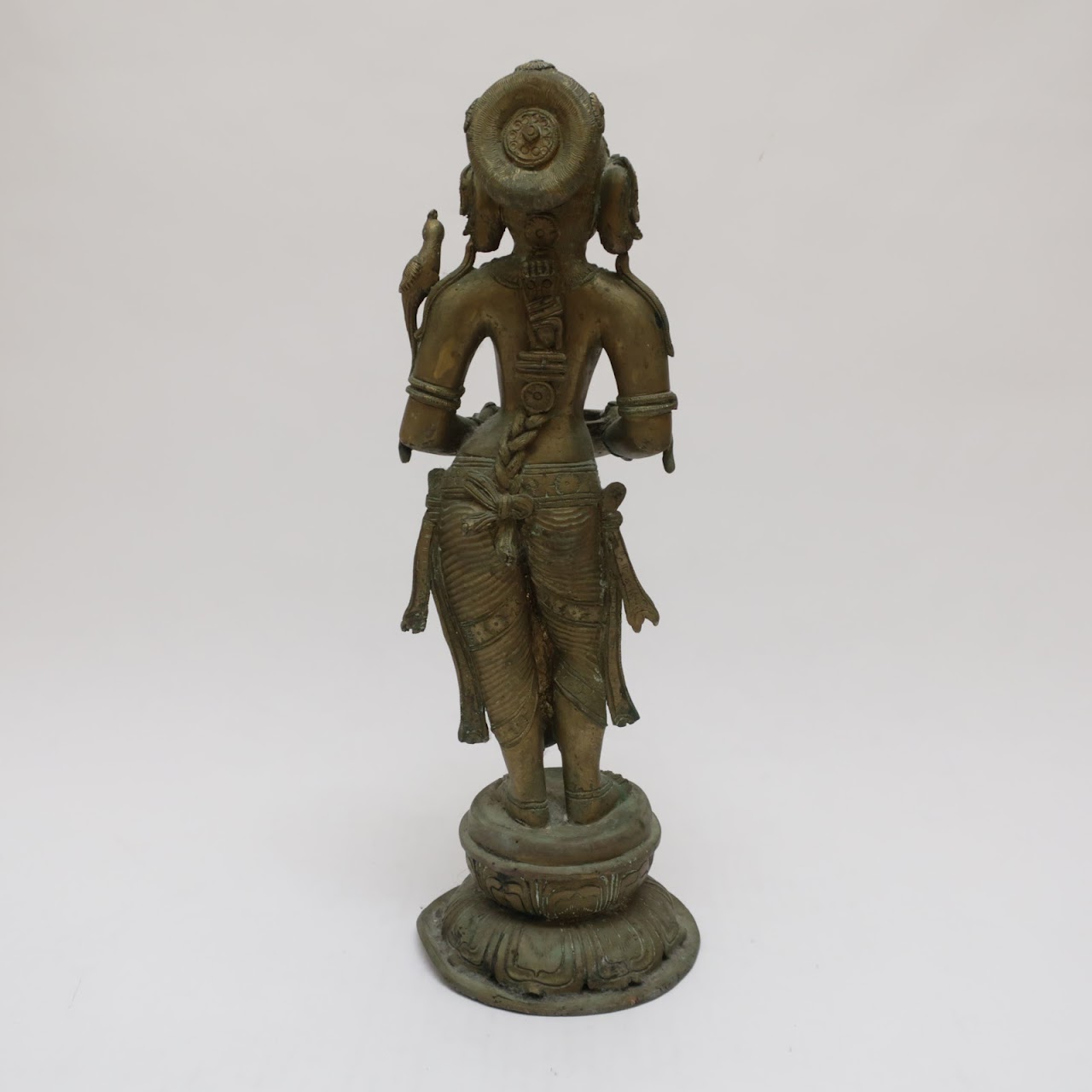 Brass Hindu Goddess Statue