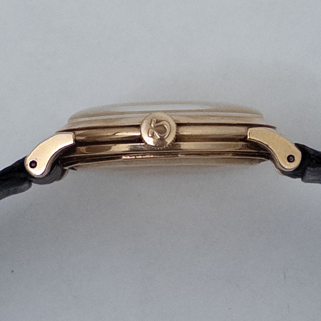 Omega 14K Gold 1950s Bumper Automatic Watch