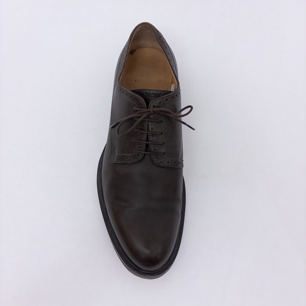 Hermès Brown Leather Oxfords