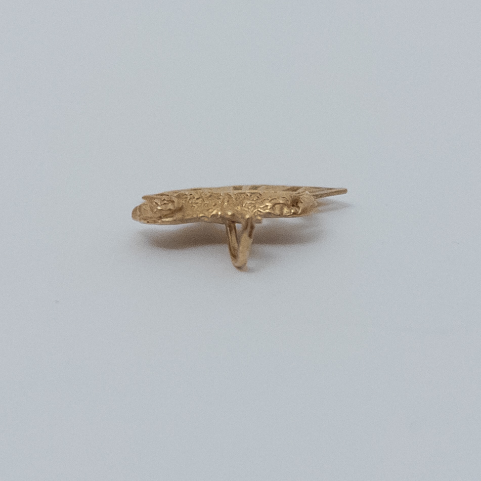 14K Gold Aries Pendant