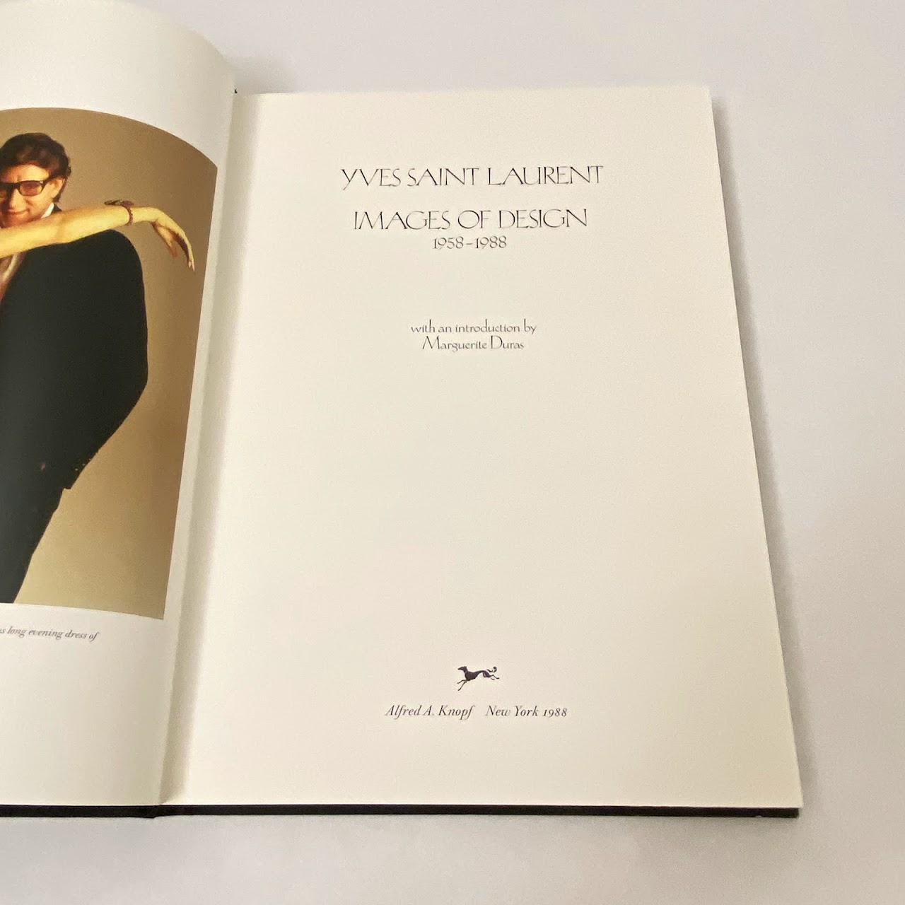 Yves Saint Laurent: "Images Of Design 1958-1988" Collector Book