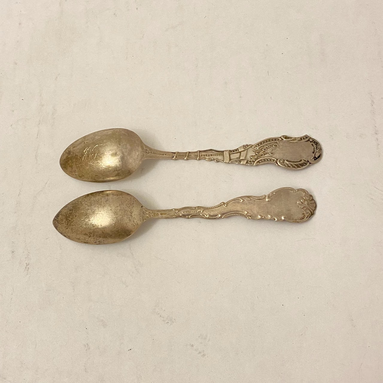 Sterling Silver Set Of 21 Collector Spoons & One Fork