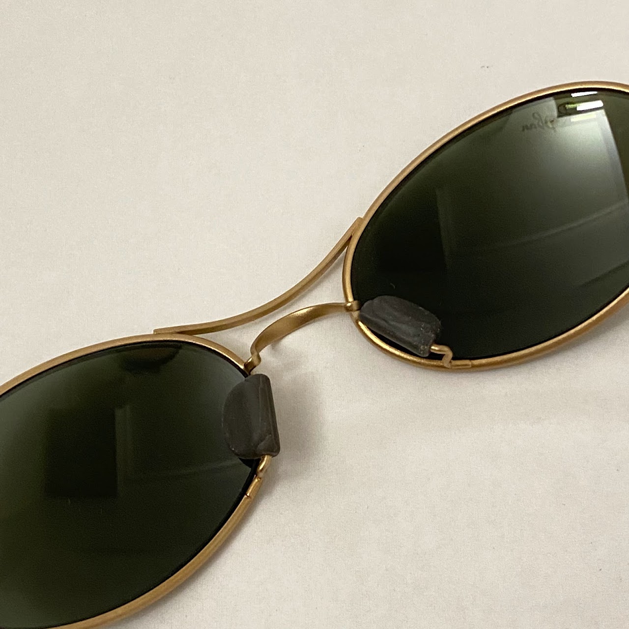 Ray Ban Orbs Goldtone Sunglasses