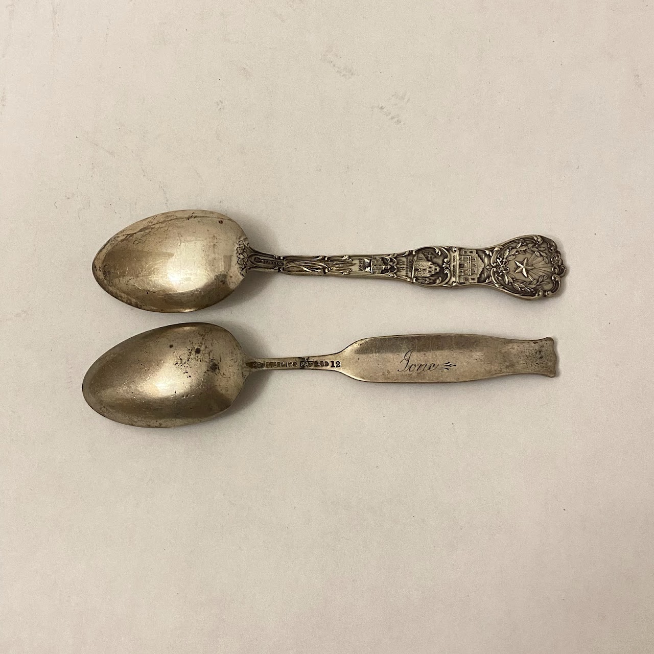 Sterling Silver Set Of 21 Collector Spoons & One Fork