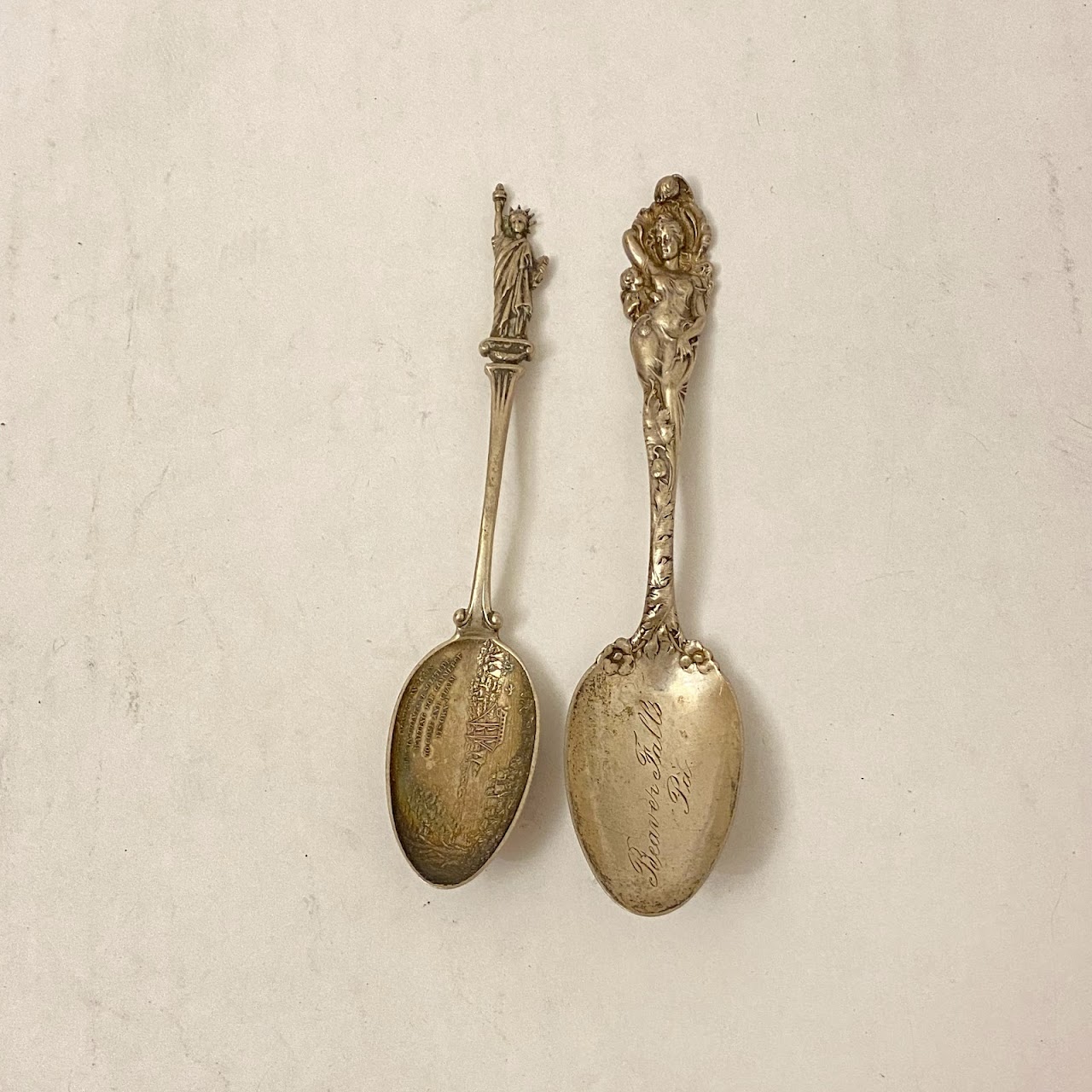 Sterling Silver Set Of 21 Collector Spoons & One Fork