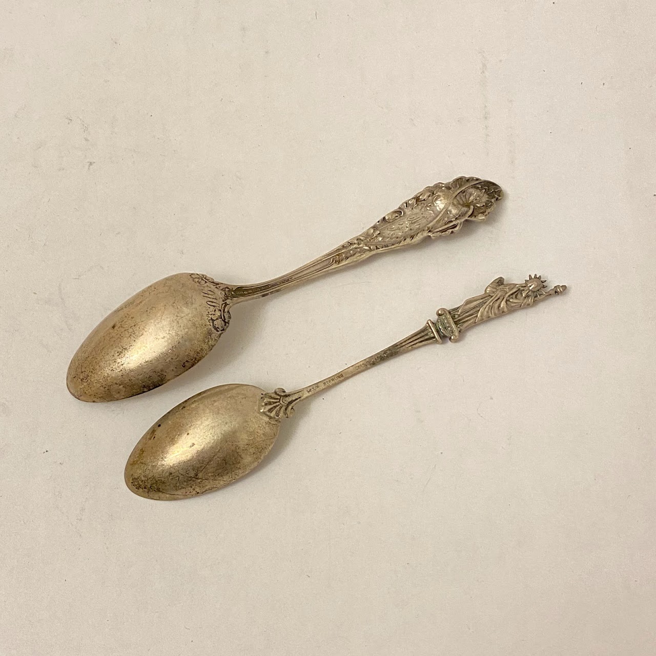 Sterling Silver Set Of 21 Collector Spoons & One Fork