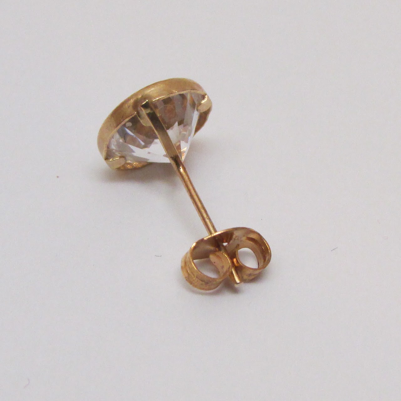 14K Gold & Cubic Zirconia Earrings