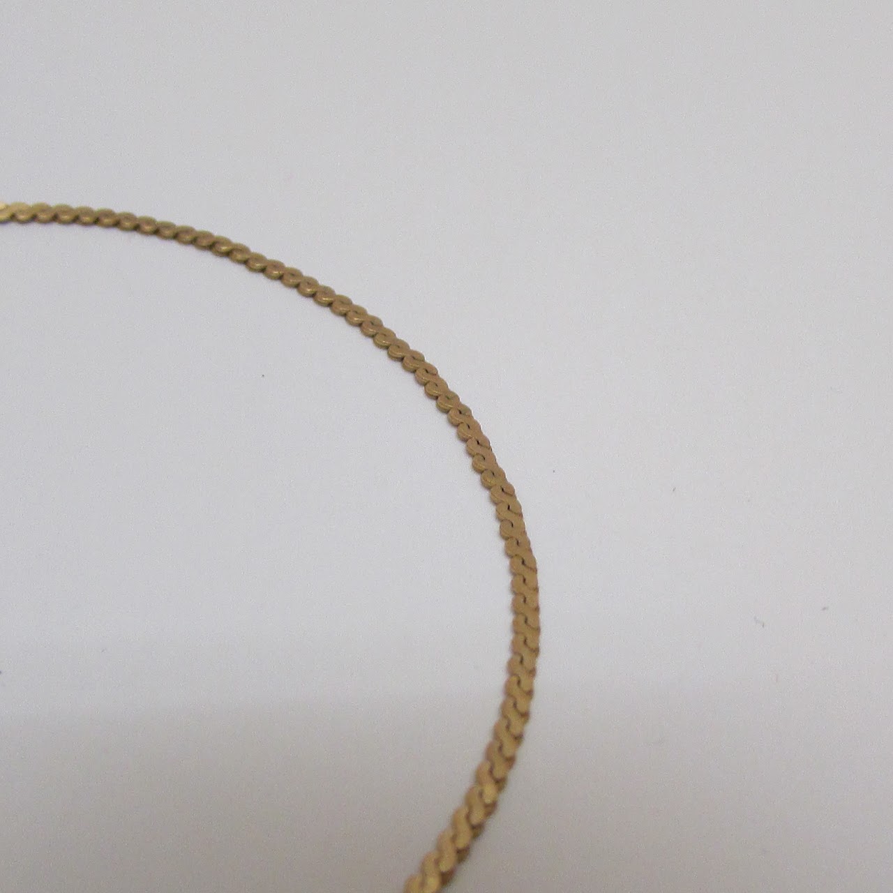 14K Gold Chain Bracelet