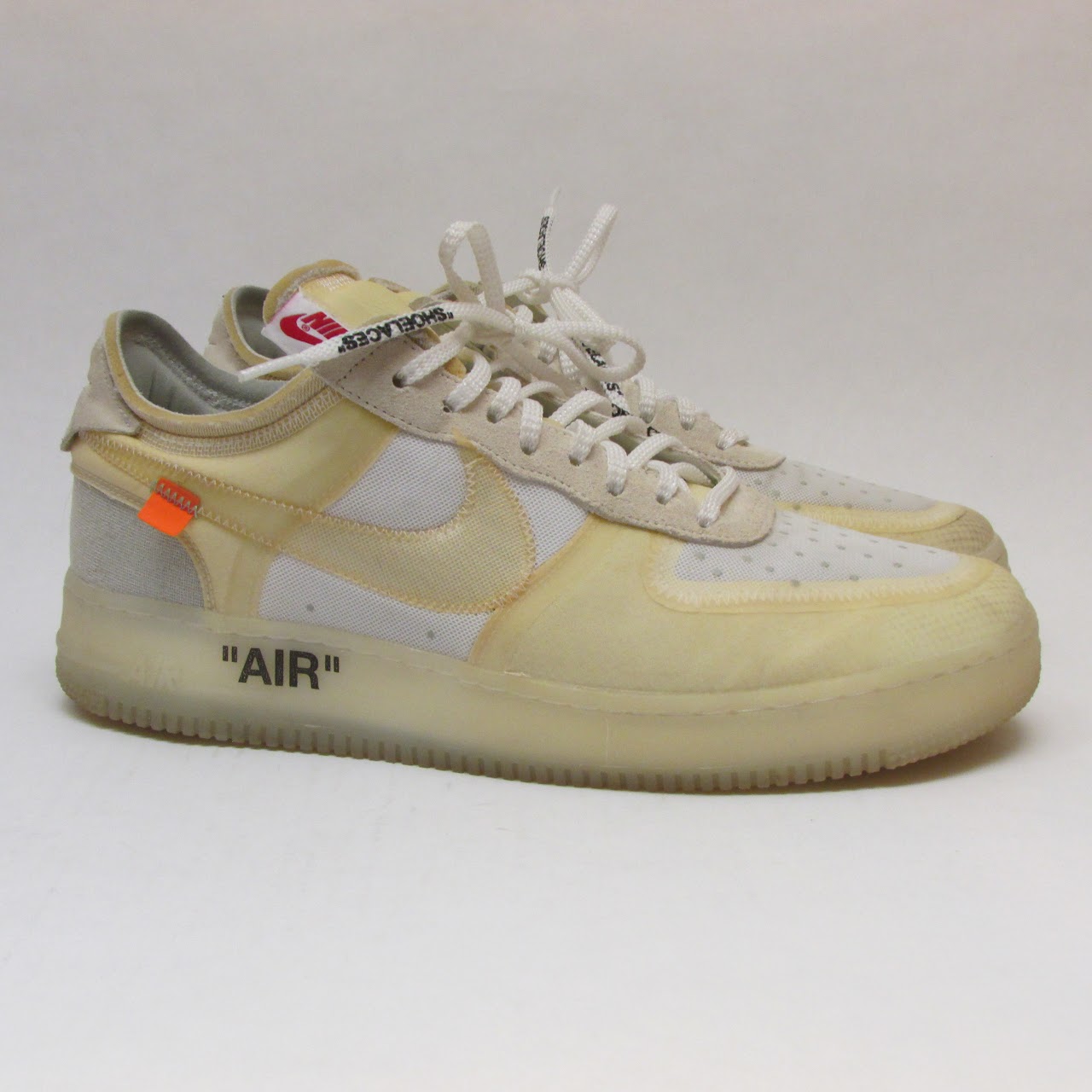 Nike X Off White Collaboration Air Force 1 Sneakers