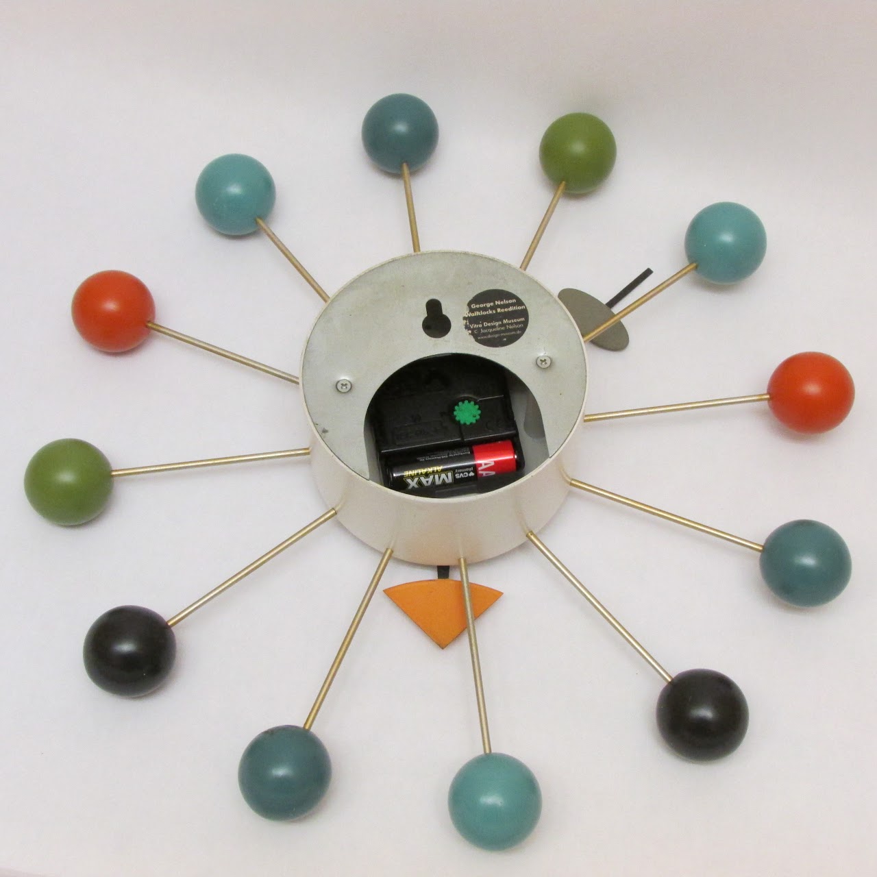 George Nelson Ball Wall Clock By Vitra Design Museum