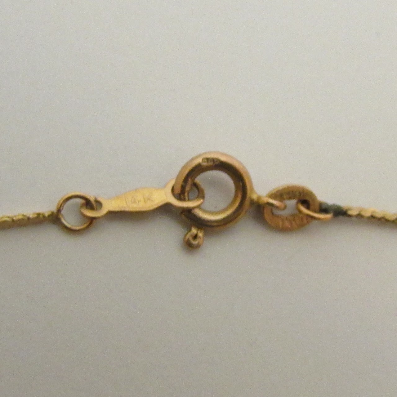 14K Gold Chain Bracelet