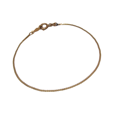 14K Gold Chain Bracelet