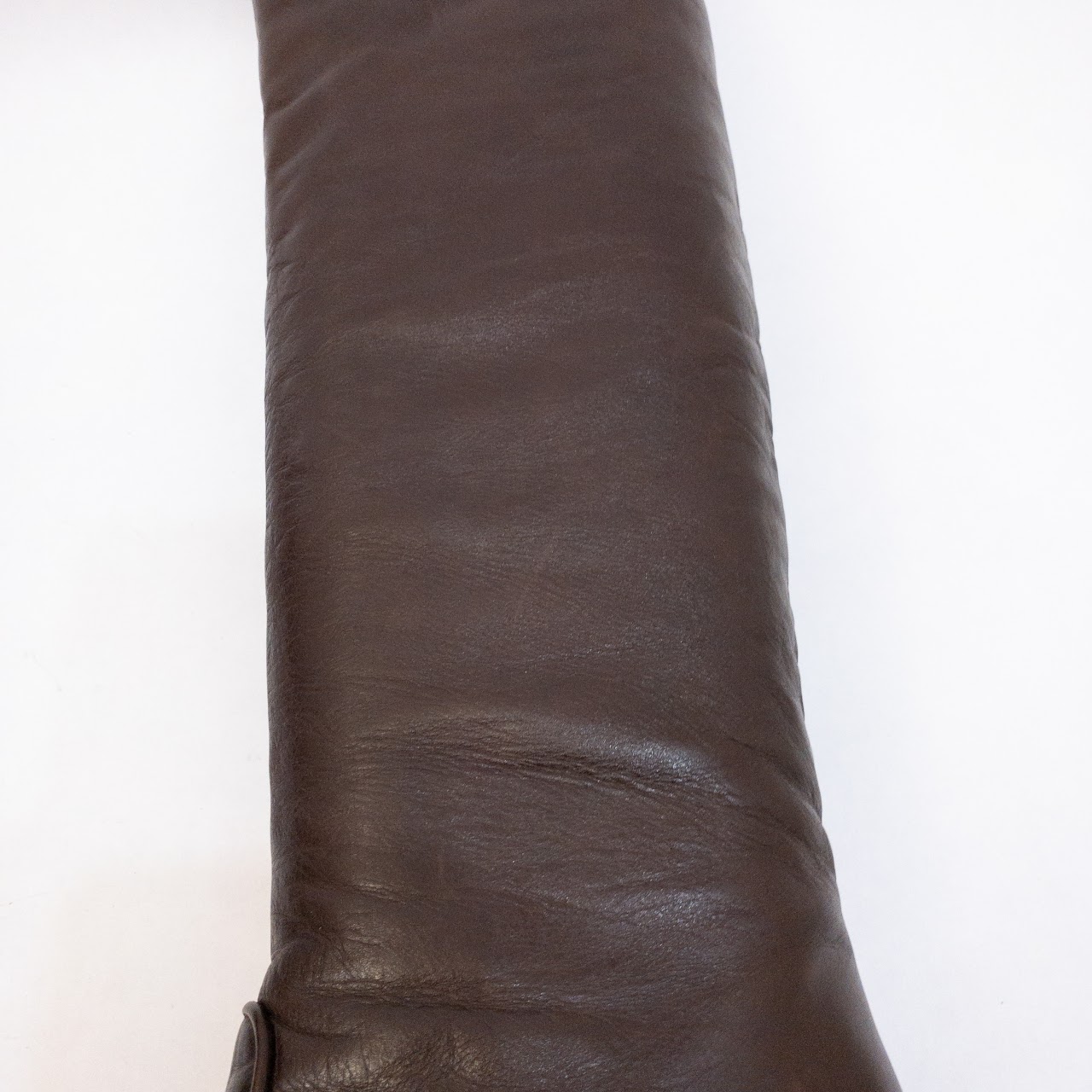 Sergio Rossi Brown Leather Tall Shaft Boots