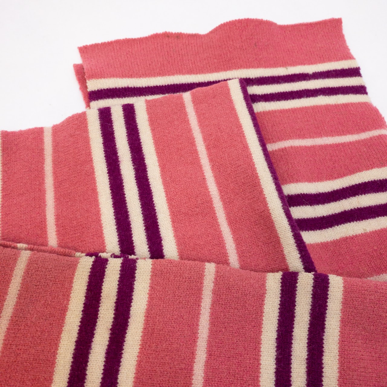 Burberry London Lambswool Striped Scarf