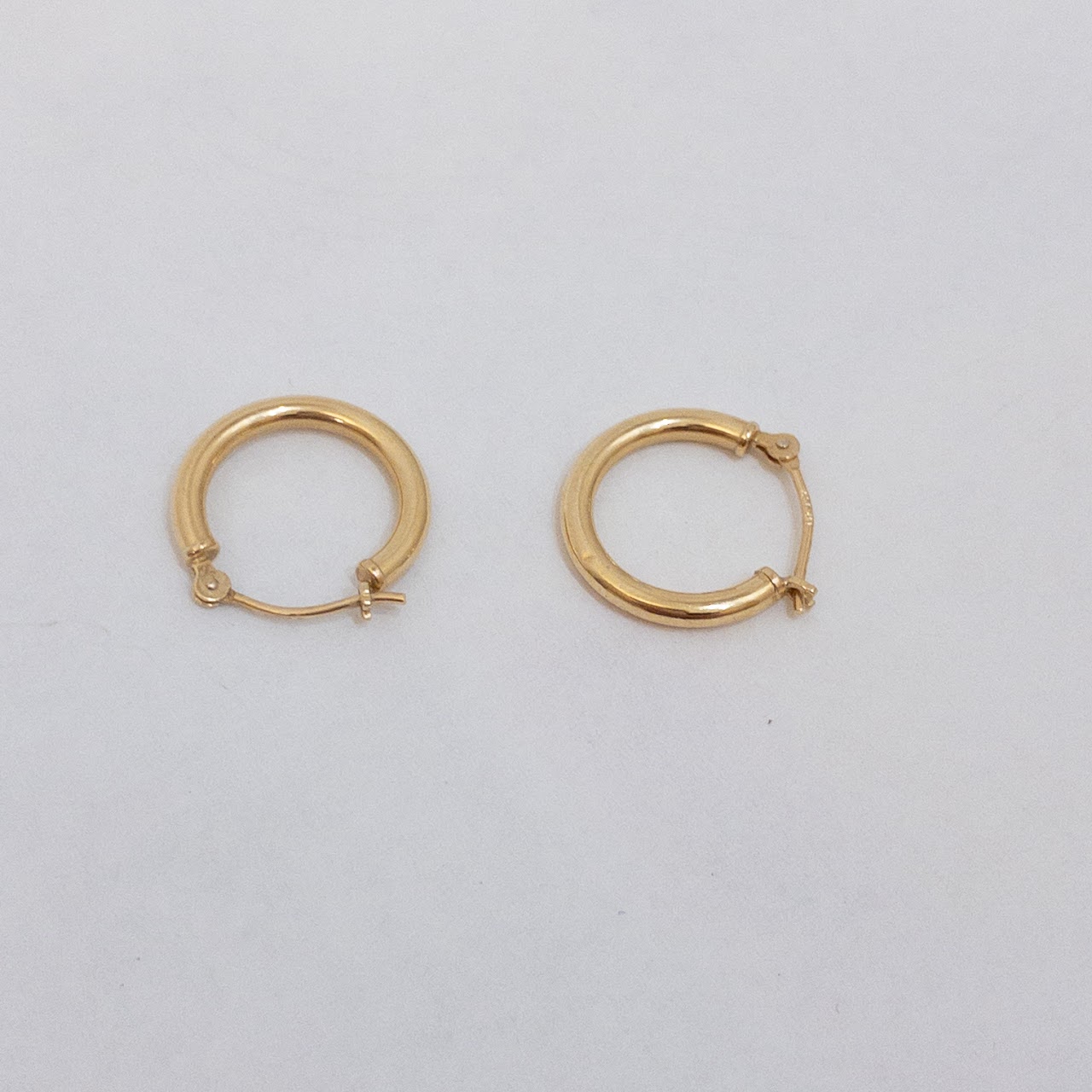 14K Gold Mini Hoop Earrings