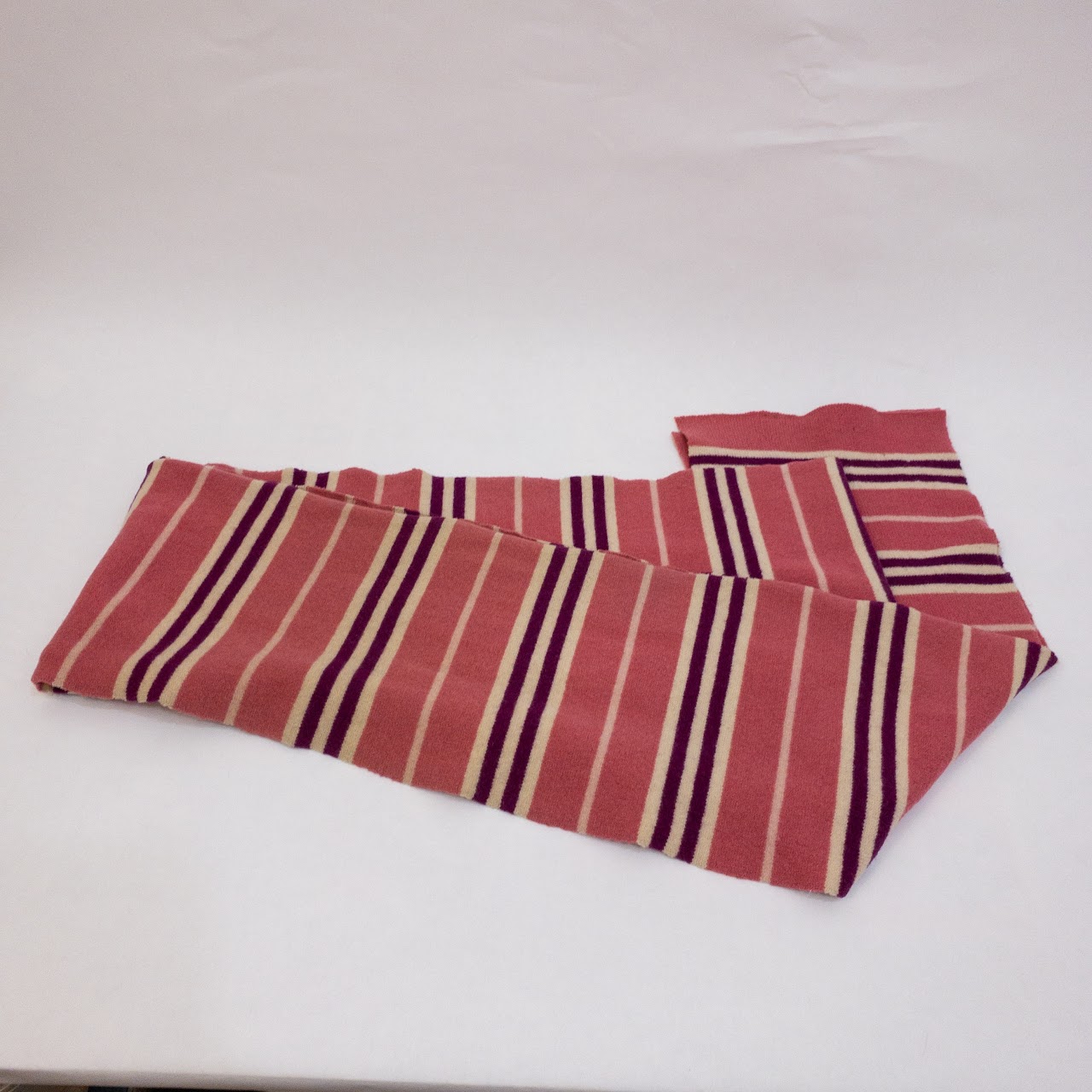 Burberry London Lambswool Striped Scarf