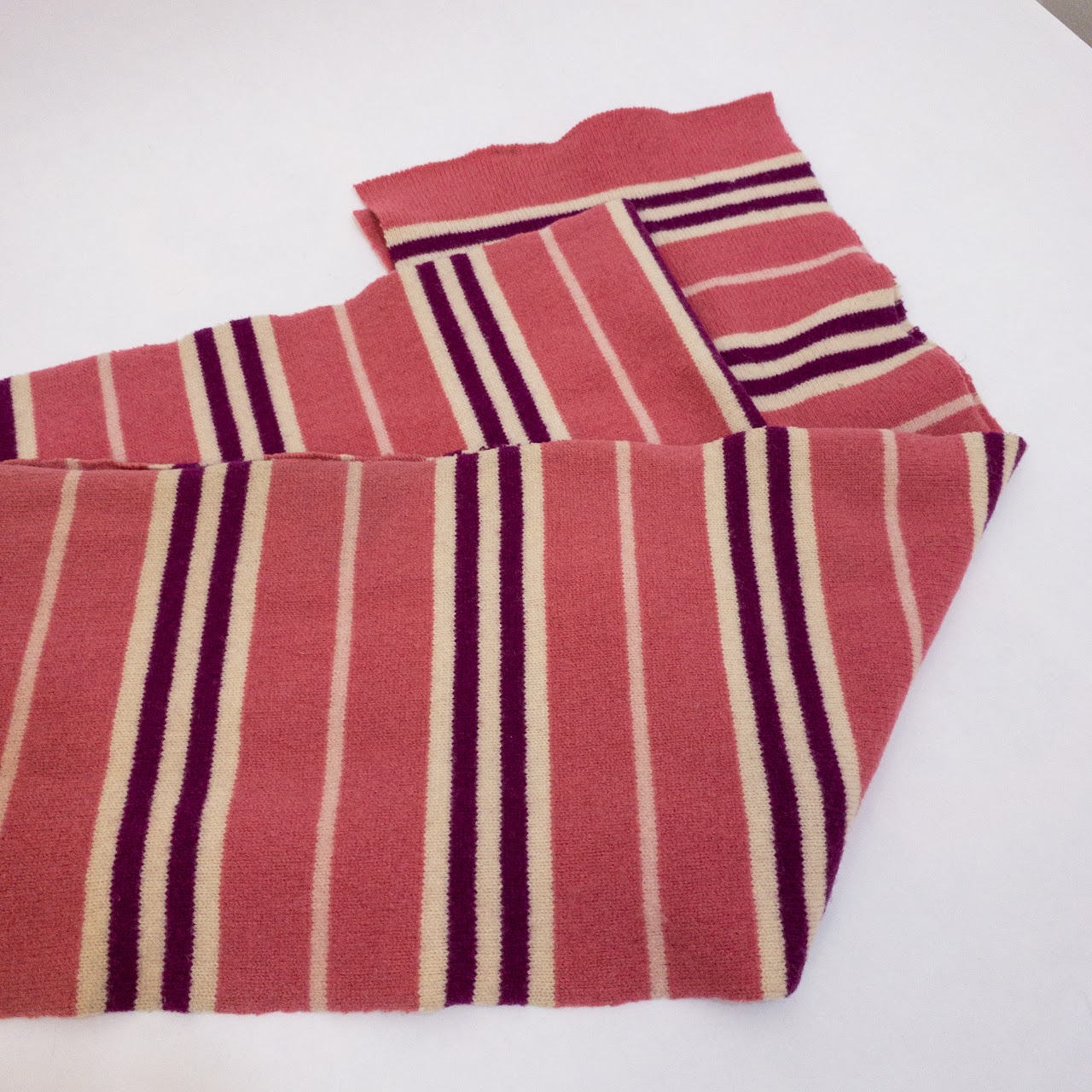 Burberry London Lambswool Striped Scarf