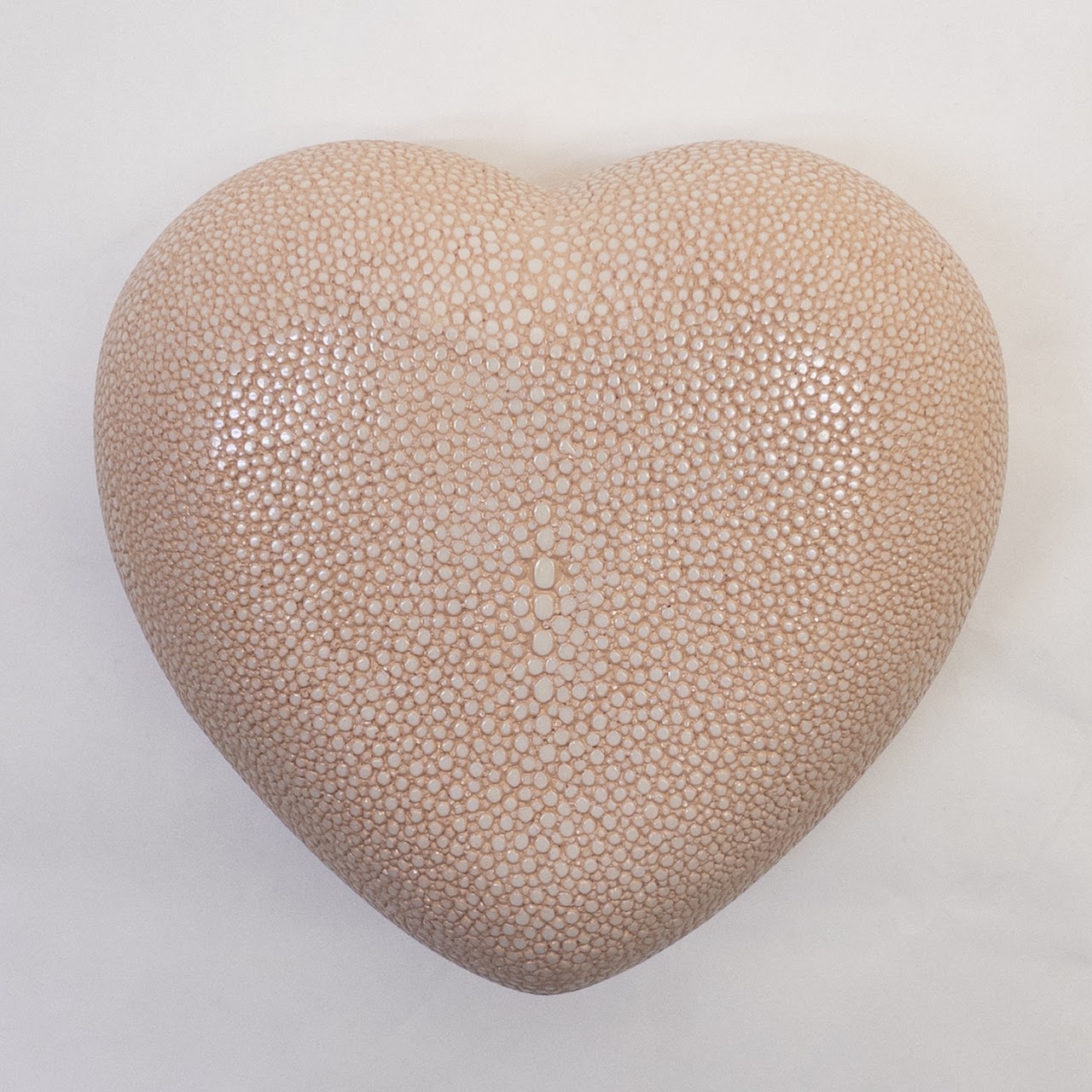 Aerin Accents Shagreen Heart Box