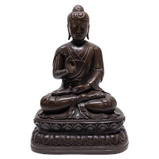 Bronze Shakyamuni  Amitabha Seated Buddha Statue