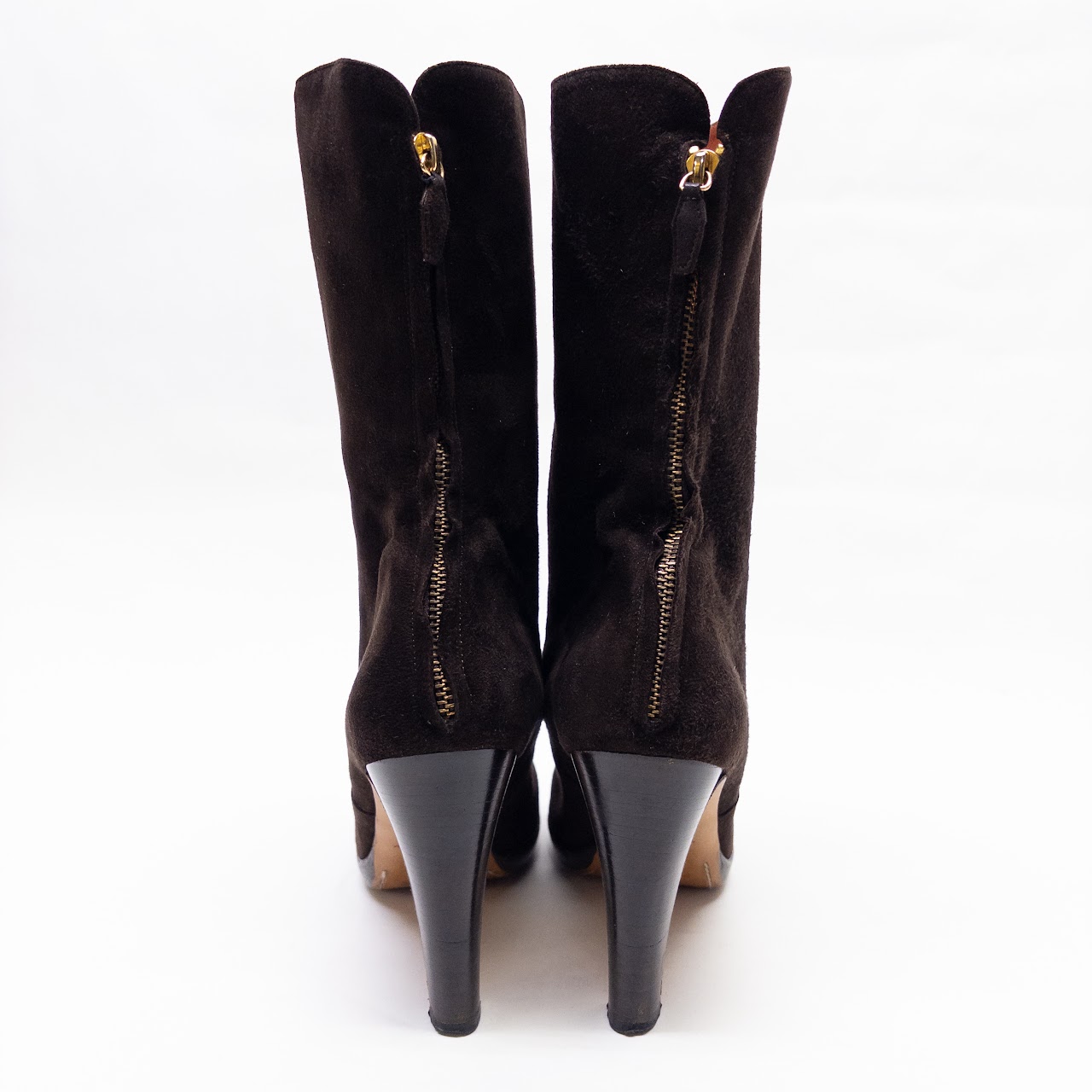 Loro Piana Thador Suede Calf Height Boots