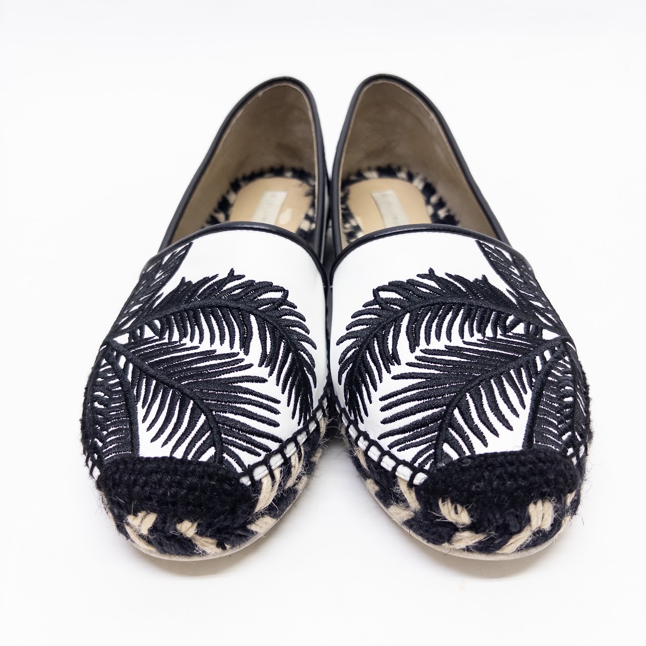 Stella McCartney Palm Embroidered Espadrilles