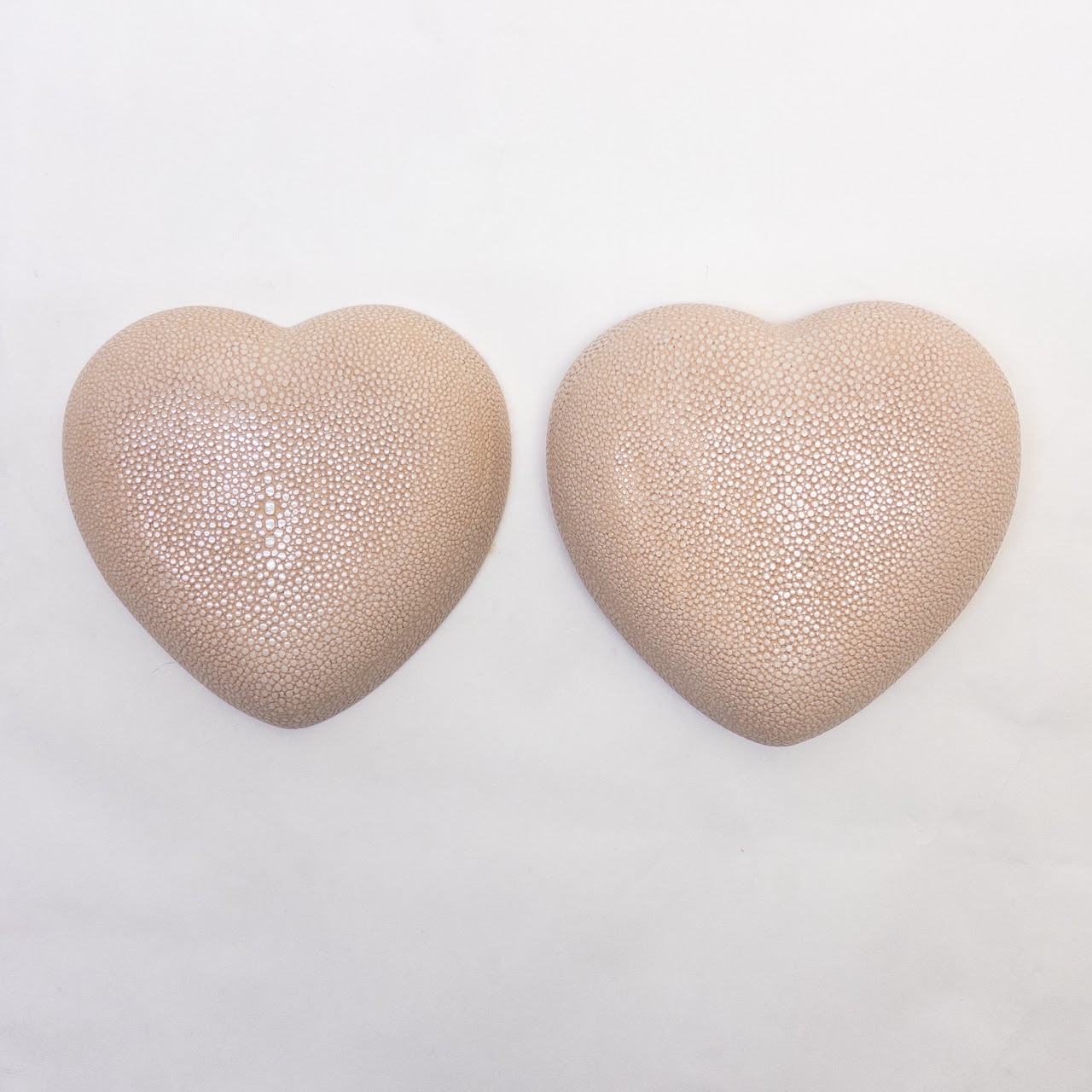 Aerin Accents Shagreen Heart Box