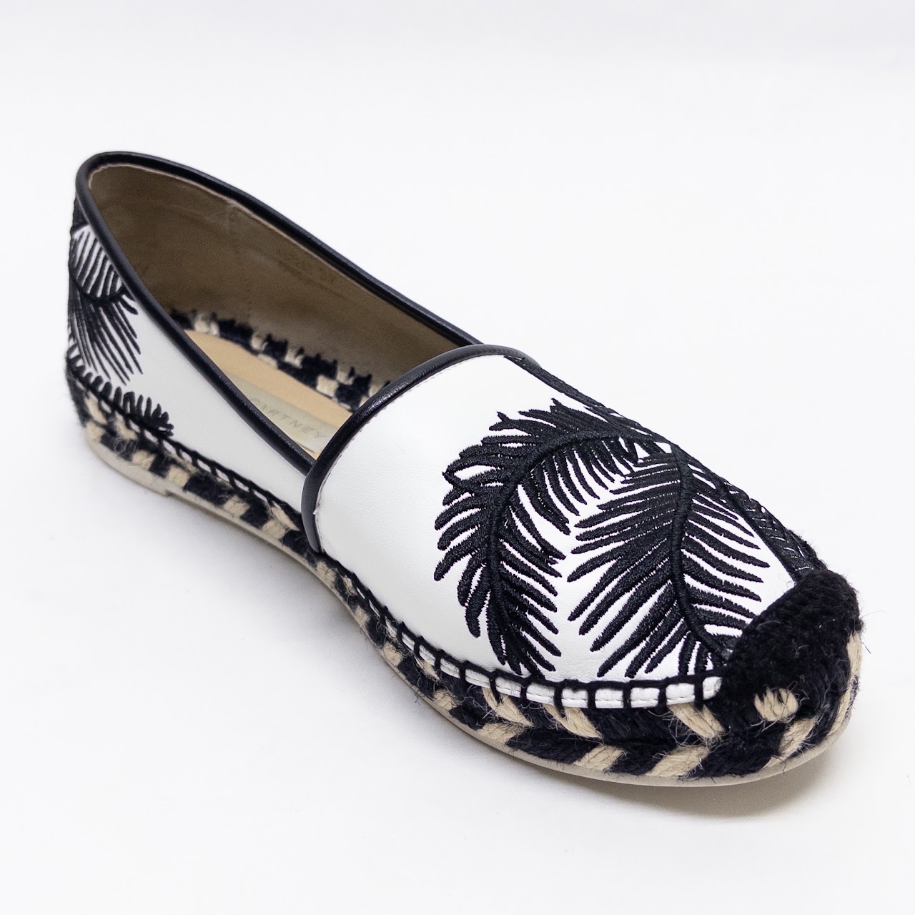 Stella McCartney Palm Embroidered Espadrilles