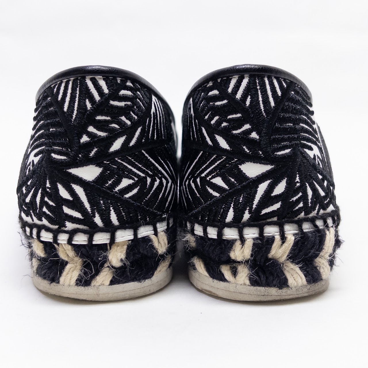 Stella McCartney Palm Embroidered Espadrilles