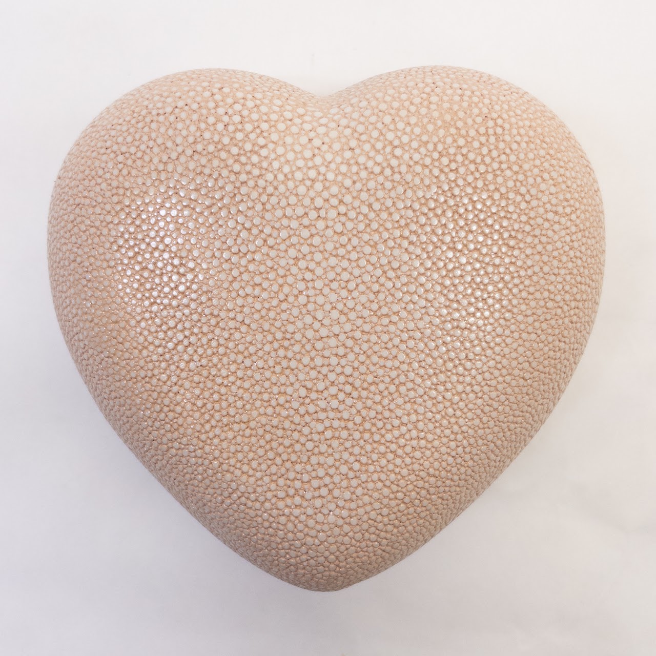 Aerin Accents Shagreen Heart Box